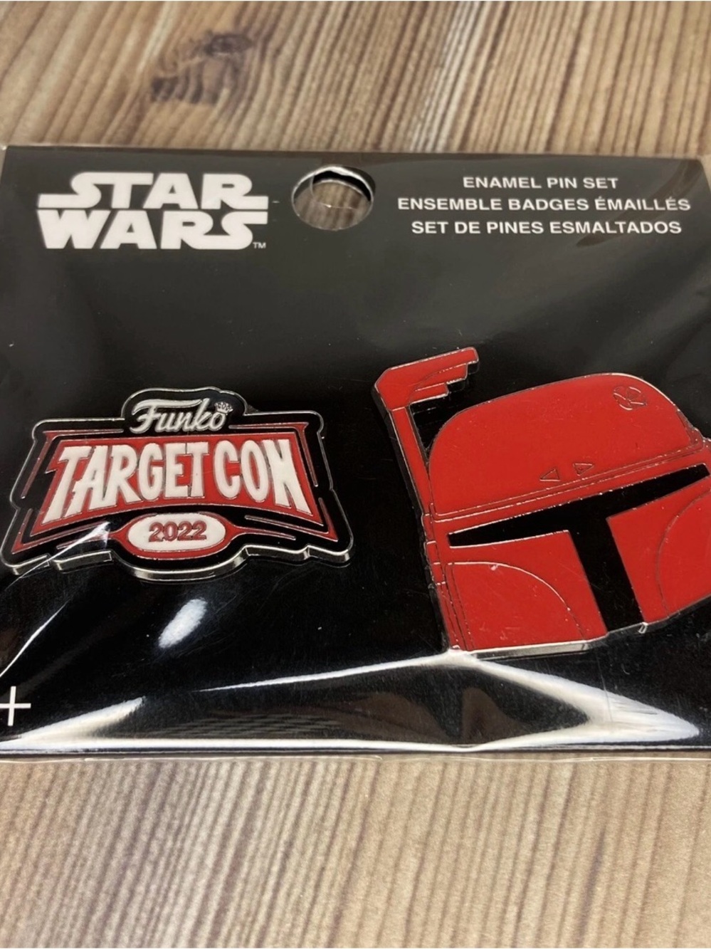 Funko Star Wars Boba Fett Helmet Enamel Pin Set - Black & Silver